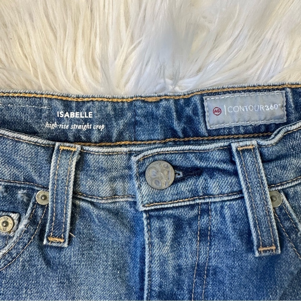 AG Isabelle High Rise Straight Crop Jeans - Picture 7 of 13